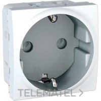 SCHNEIDER ELECTRIC MGU3.037.18 BASE 2P+TT LAT.10/16A UNICA BL.POLAR