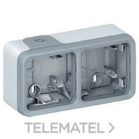 LEGRAND 069672 CAJA SUPERF.HORIZ.PLEXO 2 POS.GR.