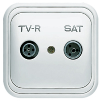 NIESSEN 1552 BL TOMA TVR/SAT UNICA OVER BL.