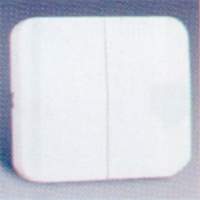 SIMON 73026-30 TECLA P/GRUPO DOBLE S.73 BL.NIEVE