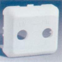 SIMON 73053-30 TAPA P/R-TV S.73 BLANCO NIEVE