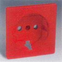 SIMON 82041-37 TAPA ENCH.2P+TT LAT.ROJA+SEG.S.82