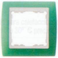 SIMON 82613-65 MARCO 1 EL.VD.TRASLUCIDO/ZOCALO BL.S.82