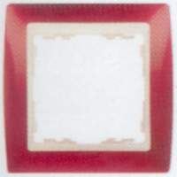 SIMON 82714-37 MARCO 1 ELEM.GRANATE/ZOCALO MARFIL S.82
