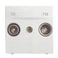 SCHNEIDER ELECTRIC U3.451.25 TOMA TV/FM UNICA MARFIL S.UNICA