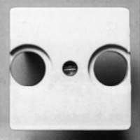 NIESSEN 2250.8 BA PLACA TOMA TV S.STYLO BL.ALPINO