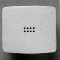 NIESSEN 8201.3 BA TECLA INT.C/VISOR S.ARCO BLANCO ALPINO