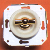 FONTINI 35300162 DOBLE INT.10A-250V MAD./BL.VENEZIA PACK