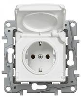 LEGRAND 664732 BASE NILOE 2P+T AUT.PROT.INF.C/TAPA BL.