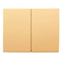NIESSEN 8411 CS TECLA DOBLE INT.CONM.S.OLAS COBRE DORADO