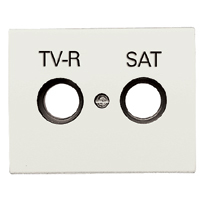 NIESSEN 8450.1 AP TAPA TOMA TV-R/SAT OLAS ACERO PERLA
