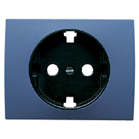NIESSEN 8488 AP TAPA BASE ENCH.2P+T LAT.OLAS ACERO PERLA