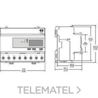 SCHNEIDER ELECTRIC A9MEM3200 CONTAD.ENERGIA IEM3200 kWh MDA.C/TIS EXT