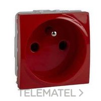 SCHNEIDER ELECTRIC MGU3.039.03 BASE 2P+TT FRANCES 16A MOD.UNICA ROJO