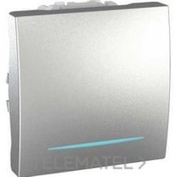 SCHNEIDER ELECTRIC MGU3.205.30NL CRUZ.C/LED LOCALIZ.AZ.MOD.ANCHO ALUM.