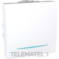 SCHNEIDER ELECTRIC MGU3.206.18NL PULS.C/LED LOCALIZ.AZ.MOD.ANCHO POLAR