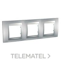 SCHNEIDER ELECTRIC MGU6.006.30 MARCO PLUS 3 ELEMENTOS ALUMINIO