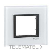 SCHNEIDER ELECTRIC MGU68.002.7C2 MARCO 1 ELEMENTO CRISTAL BL.