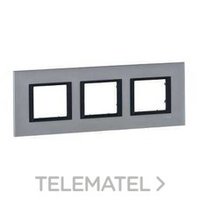 SCHNEIDER ELECTRIC MGU68.006.7A1 MARCO 3 ELEMENTOS ALUM.ICE