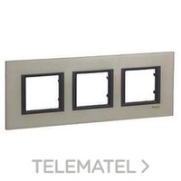 SCHNEIDER ELECTRIC MGU68.006.7A2 MARCO 3 ELEMENTOS ALUM.APPLE