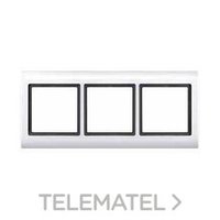 SCHNEIDER ELECTRIC MTN400319 MARCO 3 ELEMENTOS AQUADESIGN BL.