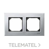 SCHNEIDER ELECTRIC MTN403260 MARCO 2 ELEMENTOS ELEGANCE ACERO