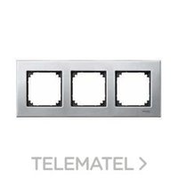 SCHNEIDER ELECTRIC MTN403360 MARCO 3 ELEMENTOS ELEGANCE ACERO