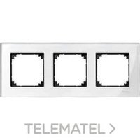 SCHNEIDER ELECTRIC MTN404319 MARCO 3 ELEMENTOS ELEGANCE BL.CRISTAL
