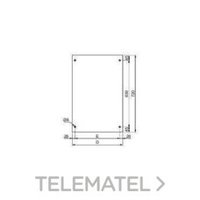 SCHNEIDER ELECTRIC NSYAPLD88 PLACA MONT.AISL.850x785