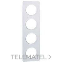 SCHNEIDER ELECTRIC S520808 MARCO TOUCH 4 ELEMENTOS BLANCO MATE