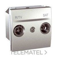 SCHNEIDER ELECTRIC U3.455.30 TOMA R-TV/SAT FINAL ALUMINIO S.UNICA TOP