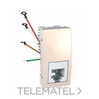 SCHNEIDER ELECTRIC U3.490.25 TOMA RJ-11 4C ESTR.MARFIL S.UNICA