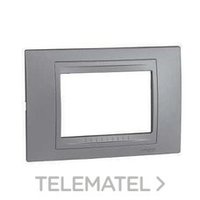 SCHNEIDER ELECTRIC U4.103.60 MARCO ALLEGRO 3MOD.PLATA MATE S.UNICA