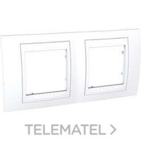 SCHNEIDER ELECTRIC U6.004.18 MARCO 2ELEM.HORIZ.POLAR/POLAR UNICA PLUS