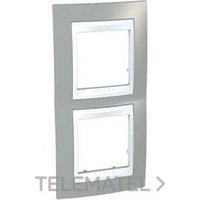 SCHNEIDER ELECTRIC U6.004V.865 MARCO 2 EL.VERT.BL/GR.NIEBLA UNICA PLUS