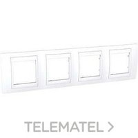 SCHNEIDER ELECTRIC U6.008.18 MARCO 4ELEM.HORIZ.POLAR/POLAR UNICA PLUS