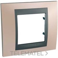 SCHNEIDER ELECTRIC U66.002.296 MARCO 1 EL.COBRE ONIX S.UNICA TOP GF