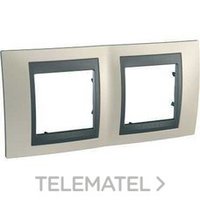 SCHNEIDER ELECTRIC U66.004.295 MARCO 2ELEM.HORIZ.TIT S.UNICA TOP GF