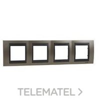 SCHNEIDER ELECTRIC U66.008.296 MARCO 4ELEM.HORIZ.COBRE UNICA TOP GF