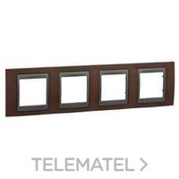 SCHNEIDER ELECTRIC U66.008.2M4 MARCO 4ELEM.HORIZ.TABACO UNICA TOP GF