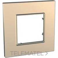 SCHNEIDER ELECTRIC U6.702.56 MARCO QUADRO 1 ELEMENTO COBRE