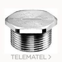 INTERFLEX 412505 TAPON EEX-E M25 10mm LATON NIQUELADO