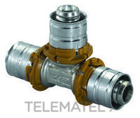 UPONOR 1015028 TE IGUAL 25x25x25 LATON PERT-AL-PERT 935155