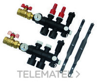 UPONOR 1038509 KIT COLECTOR C/CAUDALIMETRO 2SAL.1x3/4"