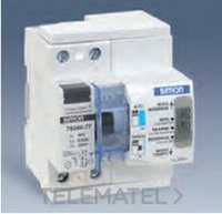 SIMON 78240-77 DIFUSOR AUTOMATICO REARMABLE 2P 40A 30mA