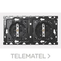 SIMON 10010202-039 KIT BACK 2 ELS./2 BASES ENCHUFE S.100