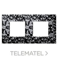 SIMON 2700627-804 FUNDA 2 ELEMENTO VINTAGE NEGRO PLATA
