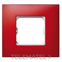SIMON 27771-66 PLACA 1 ELEM.S.27 ROJO MATE
