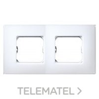 SIMON 27772-60 PLACA 2 ELEM.S.27 BLANCO MATE