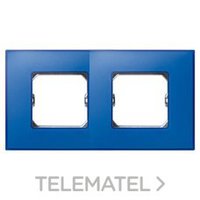 SIMON 27772-67 PLACA 2 ELEM.S.27 AZUL ELECTRICO MATE